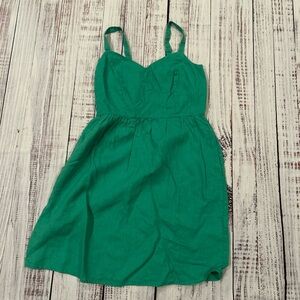 Cynthia Rowley Green Strappy Mini Dress